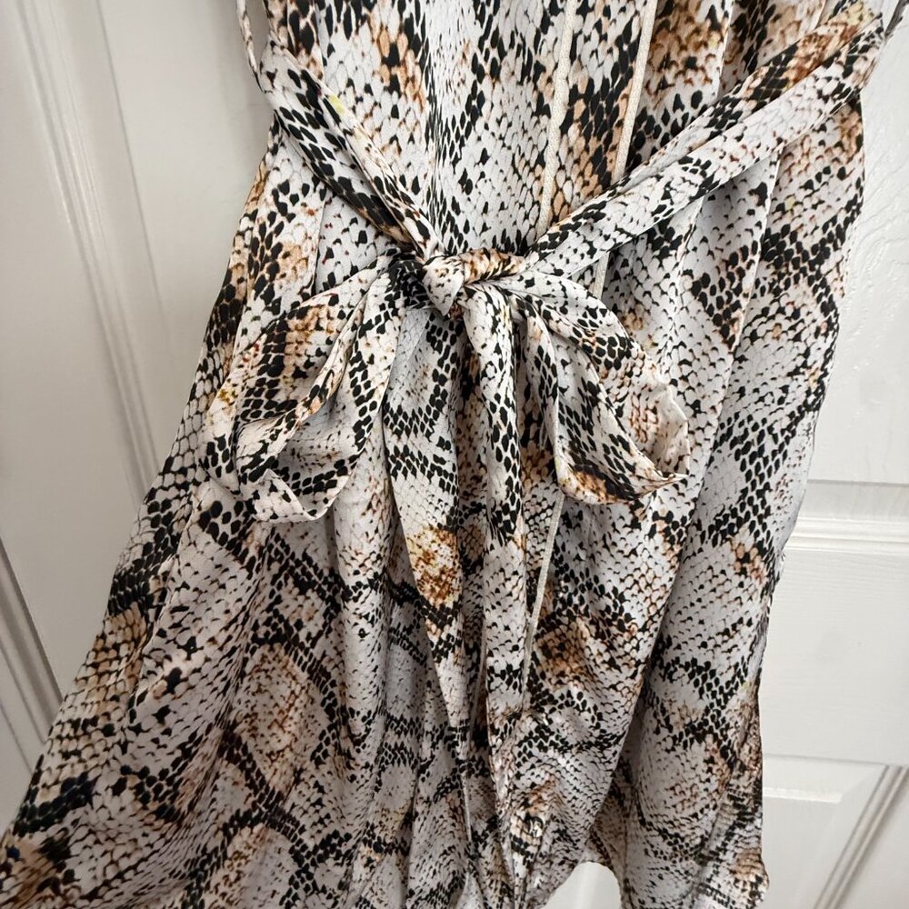 EUC Cabi Cobra Dress style 6759 size Small snakepront fabric w/belt - Picture 3 of 8
